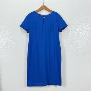 Talbots short sleeve Royal Blue Sheath Dress Women’s Size 10 petite NWT